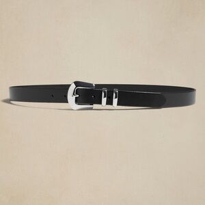 Banana Republic-Angolo belt, black and silver